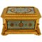 Antique Gilded and Enameled Bronze Box with Velvet Interior from Tahan, Image 1