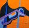 Giorgio Lo Fermo, The Orange Floor, 2020, Original Öl auf Leinwand 1