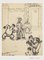 Angelo Griscelli, Figures, 20th Centrury, Original China Ink on Paper, Image 1