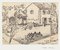 Angelo Griscelli, Lunch in the Countryside, 20th Centrury, Original Drawing, Image 1