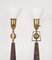 Mid-Century Modern American Obelisk Table Lamps from Rembrandt Lamp Company, Set of 2 5
