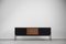 Mid-Century Modern Italian Walnut Sideboard with Copper Front, 1970s, Image 1