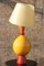Lámpara de mesa francesa grande de cerámica de Lampes d "" Albret, años 90, Imagen 2