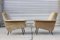 Vintage Velvet Lounge Chairs from Airborne, 1950s, Set of 2, Image 3