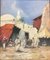 Abdulla Hassan, Orient Oriental Scene with Seven Arabs, Oil on Canvas 3