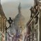 Sacre Coeur Paris La Rue S'Rustique, Watercolor, Image 6