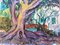 Heymo Bach, Rhodos Park, 2002, Watercolor 3