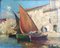 Ronda, Southern Port Sailboats, Oil on Wood 2