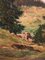 Buitre Wetterhorn, 1947 con abetos, óleo sobre lienzo, Imagen 6