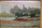 Moutier Moulier, Landscape with Lake, Oil & Wood, Image 1