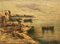 La spiaggia di Napoli al crepuscolo, olio su tela, Alberto Corsini, 1933, Immagine 3