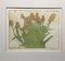 Bari N. Boris, Red Tulips, Woodcut, Image 1