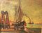Arthur Alexander Bante, Reede Harbour Sailboat, 1924, Oil on Canvas, Immagine 1