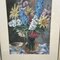 Dommusch, Flowers with Vase, Pastel Drawing, Image 2