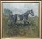 Helene Meyer, 1898-1958, Black Horse Hengst, Öl auf Leinwand 1