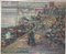Phlutis Prister, Ship Dock Workers, 1969, óleo sobre lienzo, Imagen 2