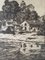 Paulsen Ingwer, Italian Lake with Houses and Church, Etching 6
