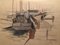 Reinhold Liebe, Baltic Port, 1962, Watercolor 2