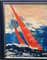 Sailboats, Oil on Canvas, Set of 2, Image 4