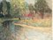Oskar Matysek, Summer Meadows am Fluss, 1900er 1