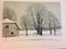 Reinhold Ljunggren, 1920-2006, Winter Landscape, Lithograph, Imagen 3