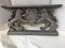 Lion Cast Iron Fireplace Base Support, 1688 1