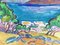 Elounda Mai, St. Nicolas Bay, 1997, Watercolor 1