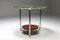 Art Deco Rosewood Occasional Table with Thick Etched Glass Top, 1930s 3