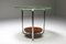 Art Deco Rosewood Occasional Table with Thick Etched Glass Top, 1930s, Image 3