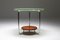 Art Deco Rosewood Occasional Table with Thick Etched Glass Top, 1930s 4