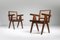 Chaises Chandigarh King par Pierre Jeanneret, 1960s, Set de 2 1