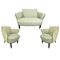 Vintage Sofas Armchairs, Set of 3 1