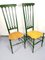 Cane Seat Chiavari Dining Chairs, 1950s, Set of 2 3