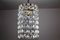 Brass and Crystal Chandelier, 1950s 4