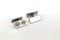 Silver Gilt Cufflinks, 1960s, Set of 2, Image 3