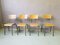 Industrial Dining Chairs, 1950s, Set of 4, Image 1