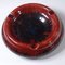 Danish Art Deco Ceramic Oxblood Ashtray by Daniel Andersen for Michael Andersen & Son, 1930s, Image 4