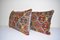 Vintage Turkish Oblong Wool Traditional Rustic Pattern Cushion Covers, Set of 2 3