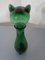 Italian Green Glass Cat Decanter with Stopper from Empoli, 1960s 28