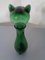 Italian Green Glass Cat Decanter with Stopper from Empoli, 1960s, Image 28