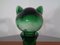 Italian Green Glass Cat Decanter with Stopper from Empoli, 1960s, Image 24