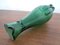Italian Green Glass Cat Decanter with Stopper from Empoli, 1960s 9