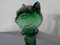 Italian Green Glass Cat Decanter with Stopper from Empoli, 1960s 22