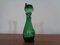 Italian Green Glass Cat Decanter with Stopper from Empoli, 1960s 7