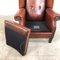 Vintage Sheep Leather Wingback Armchair by Lounge Atelier 13