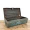 Vintage Industrial Metal Trunk Dark Blue 6