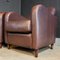 Vintage Dark Brown Leather Armchair 4