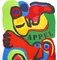 Poster Karel Appel, American Portrait, Lithographic Poster, 1975, Immagine 2