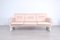 White Laquered Wood 3-Seater Sofa, 1970s 1