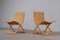 Swedish Folding Chairs, 1960s, Set of 2 1